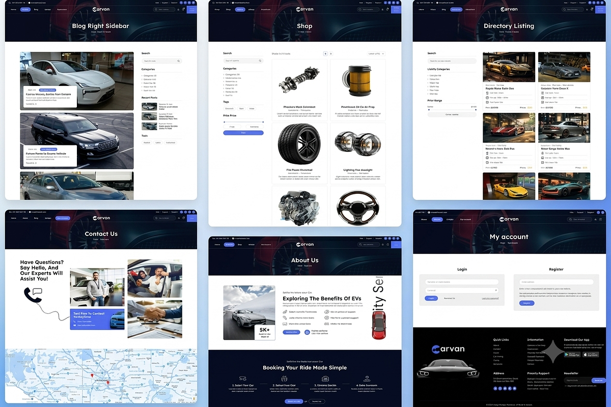 Carvan - Car Rental WordPress Theme, a WordPress Template by ThemesRain (Photo 2 of 3)