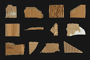 Cardboard Texture & Elements Pack, a Texture Graphic by Gravito (Thumbnail 4 of 9)