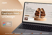Jejak Sustainable Fashion eCommerce, an UI Kit Template by Creative Perspective (Thumbnail 1 of 7)