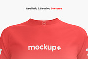 Long Sleeves Women T-Shirt Mockup, a Shirt Mockup by Mockup+ (Thumbnail 3 of 5)