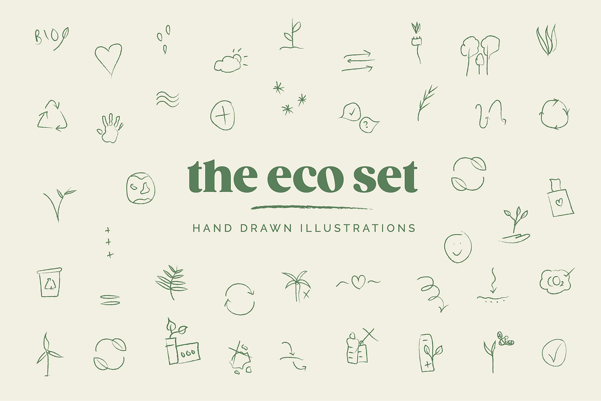Eco-friendly Green Sustainable Icons, an Icon by CreativeWilderness (Photo 1 of 9)