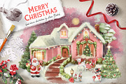Merry Christmas, a Seasonal Illustration by Anna Babich (Thumbnail 1 of 8)