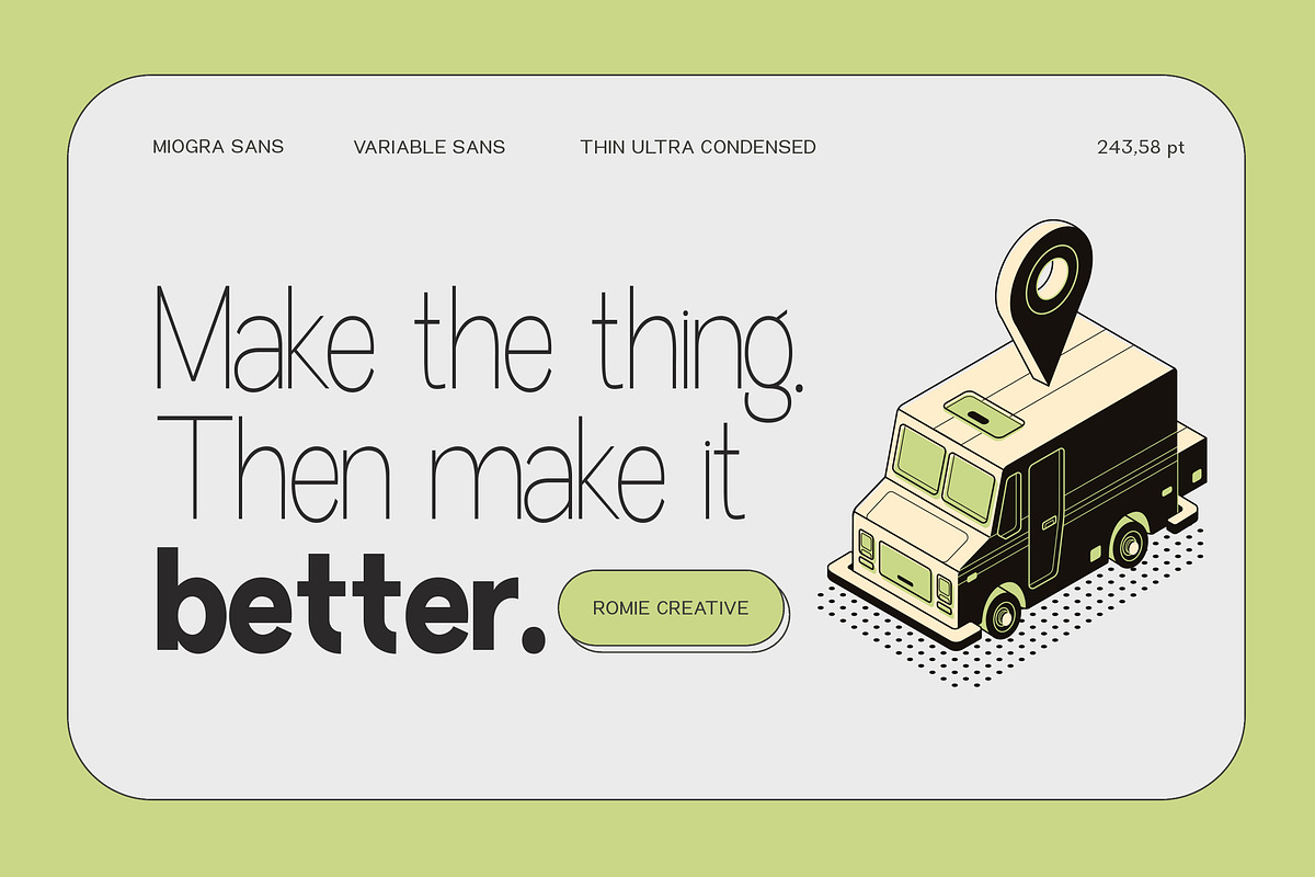 Miogra Sans, a Sans Serif Font by Romiecreative (Photo 10 of 14)