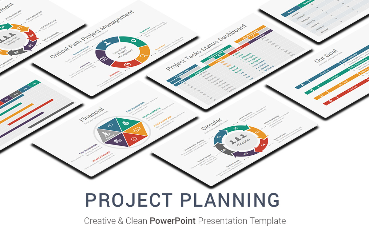 Project Planning PowerPoint Design, a Presentation Template by OceanArt (Photo 1 of 18)