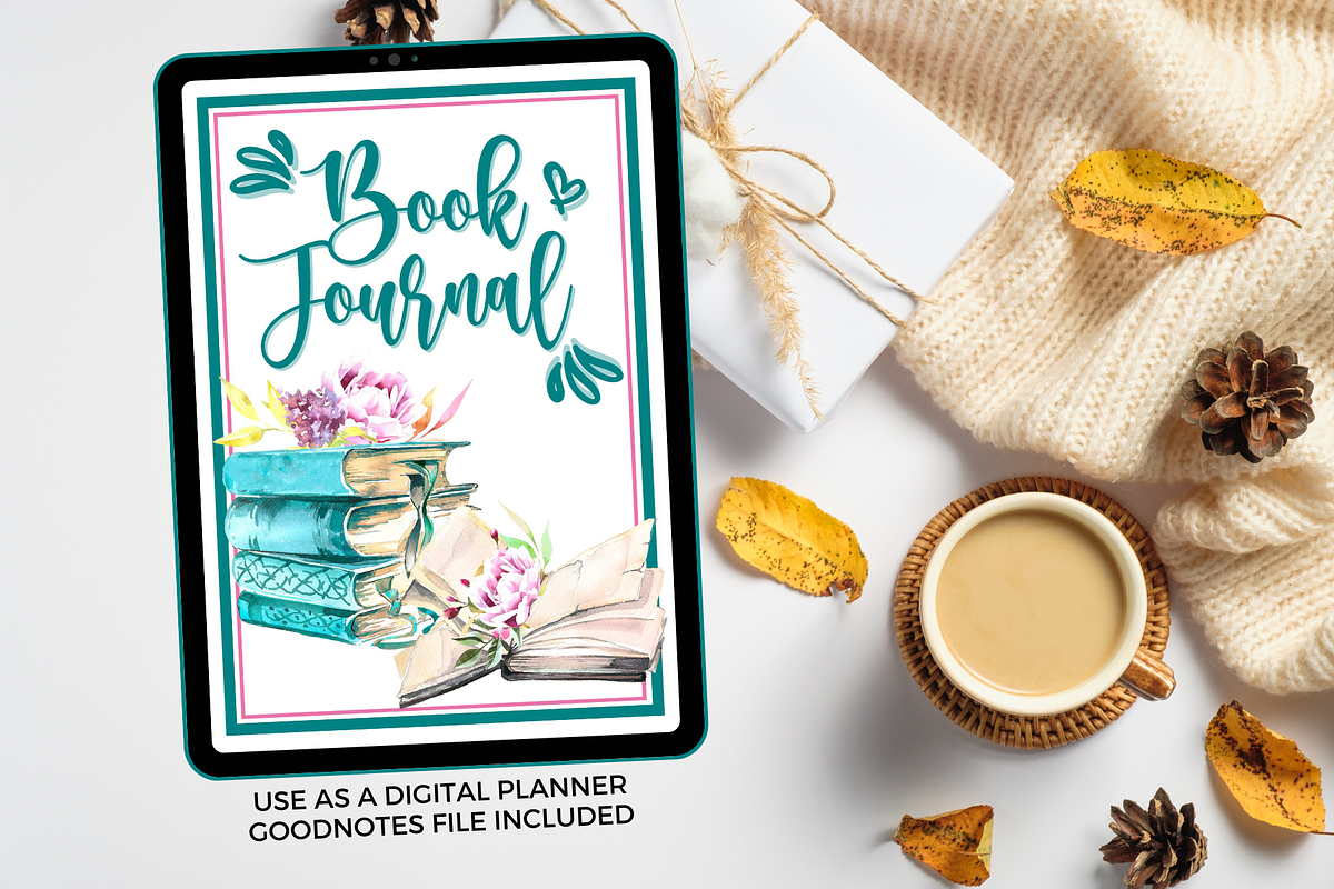 Book Journal - Printable, a Stationery Template by Jennifer Magri Templates (Photo 7 of 8)