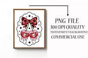 Halloween Skull Cherry Hand-Drawn Fr, an Illustration by Libby Wishes (Thumbnail 3 of 6)