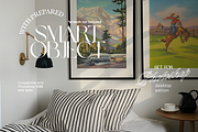 Set of Two Frames Bedroom Mockup, an Advertising Mockup by WasMockups (Thumbnail 2 of 5)