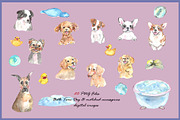 Bath Time Dog Clipart With Paper, an Illustration by VianneArt (Thumbnail 3 of 8)