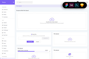 Forms Widgets Dashboard UI Kit