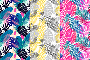 exotic tropical palm leaves, an Illustration by coconut_forest (Thumbnail 2 of 5)