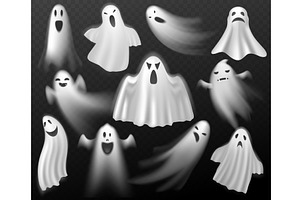 Halloween Ghosts. Scary Creature