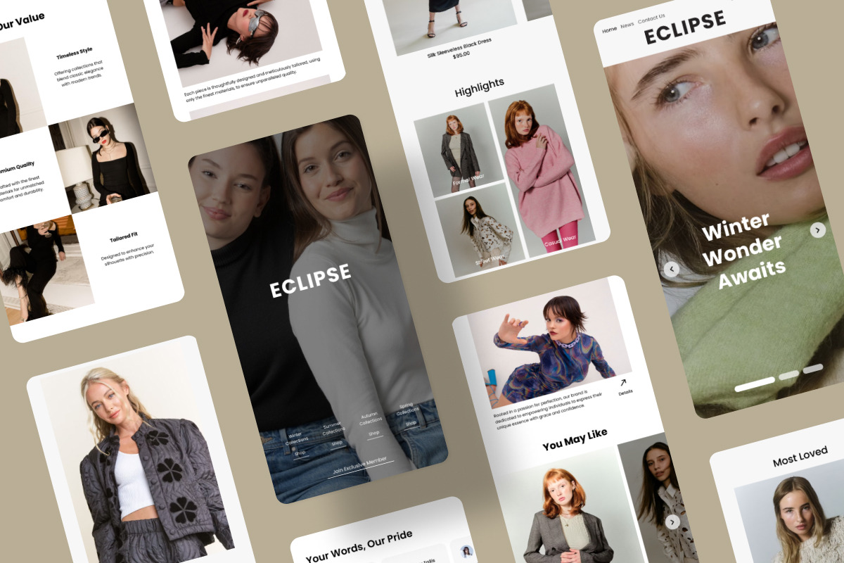 Eclipse - E-Commerce Landing Page, a Landing Page Template by productype1 (Photo 4 of 5)