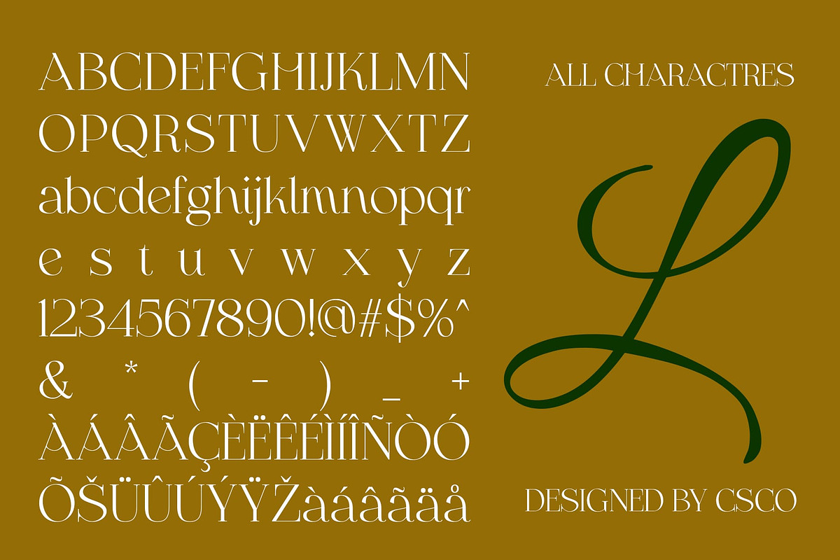 Raena – Elegant Font, a Serif Font by Craft Supply Co. (Photo 6 of 8)