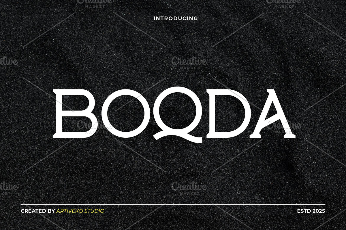 Boqda Elegant Serif Font, a Serif Font by Artiveko (Photo 1 of 8)