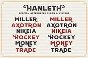Hanleth vintage font duo, a Sans Serif Font by great19 (Thumbnail 15 of 15)