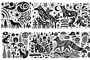 Vintage Dinosaur Folk Art, a Decorative Illustration by devastd (Thumbnail 9 of 28)