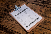 2 Realistic Clipboard Menu Mockups, a Product Mockup by rodrigofkaminski (Thumbnail 2 of 3)