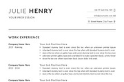 Resume Template / CV, a Resume Template by Creatune (Thumbnail 4 of 6)