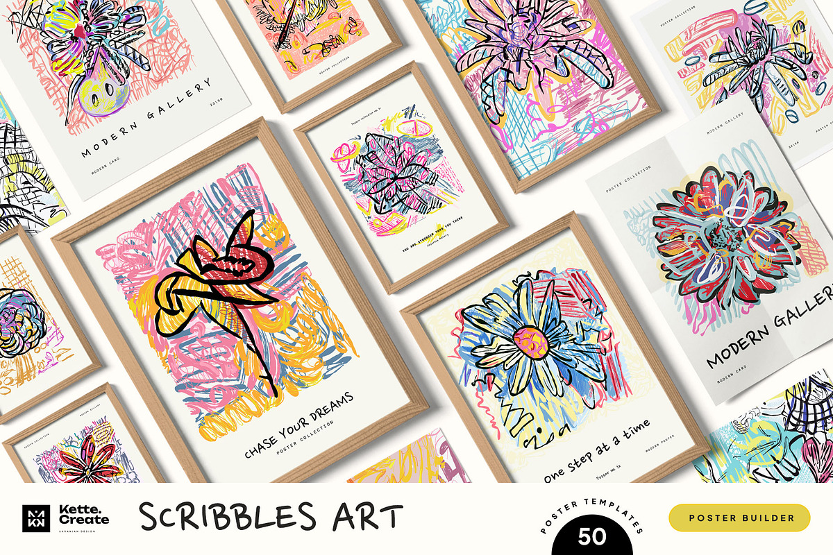 Art Poster Bundle | 10 in 1, an Object Graphic by KetteCreate (Photo 42 of 51)