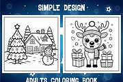 Cozy Christmas Cute & Comfy Coloring, an Animal Illustration by Design Zone (Thumbnail 4 of 5)