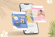 Fest Social Media Canva Template, a Social Media Template by Brandearth RRGraph (Thumbnail 3 of 7)