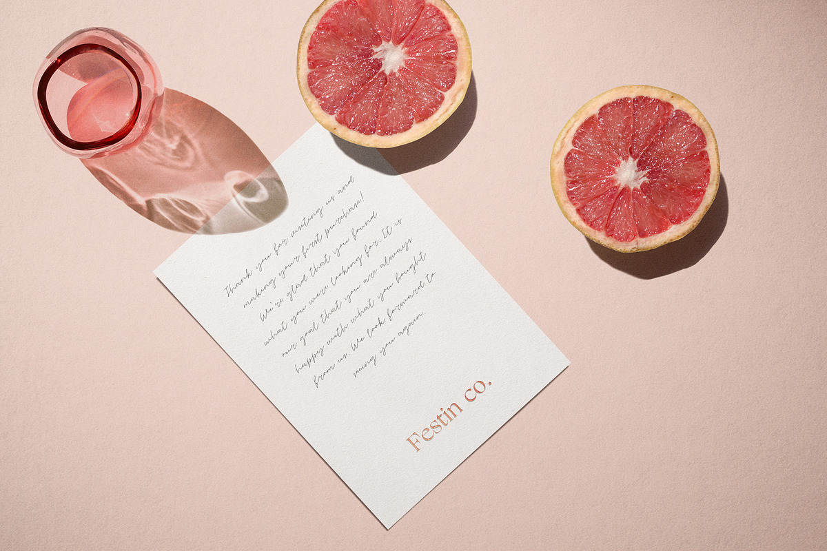 FESTIN Branding Stationery Mockup, a Product Mockup by Cuoco (Photo 6 of 11)