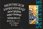 Electro Black Vintage Blackletter, a Blackletter Font by alit design (Thumbnail 3 of 18)
