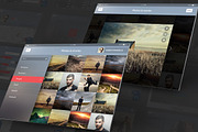 Tbalet Flat UI kit, an UI Kit Template by Alireza Farzad (Thumbnail 2 of 8)