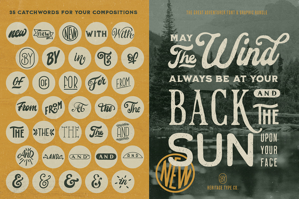 Great Adventurer Font Bundle, a Font by Heritage Type Co. (Photo 16 of 16)