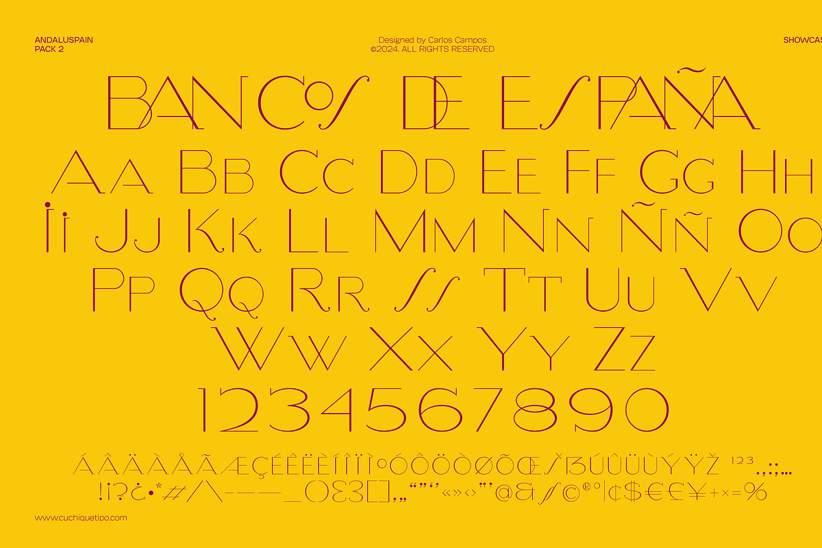 Andaluspain II, a Serif Font by Cuchi, qué Tipo! Foundry (Photo 2 of 12)