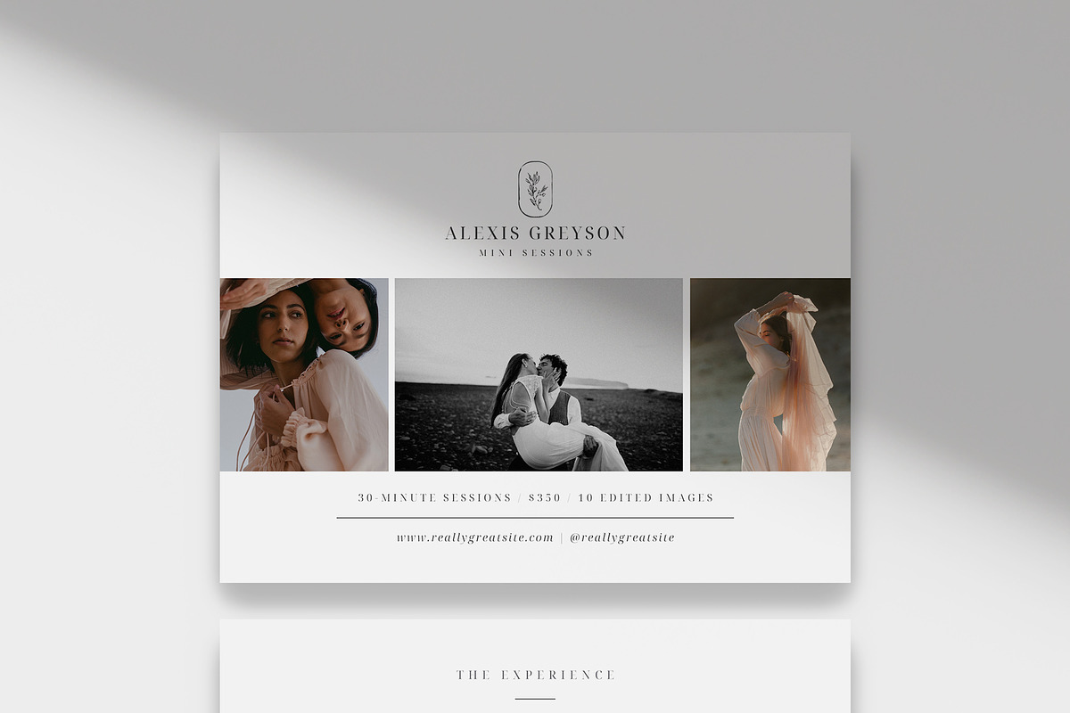 Mini Session Template & Flyer Design, a Flyer Template by roselindoco (Photo 2 of 3)