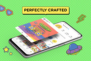 90s Summer Instagram Template, a Social Media Template by muhisya (Thumbnail 5 of 14)
