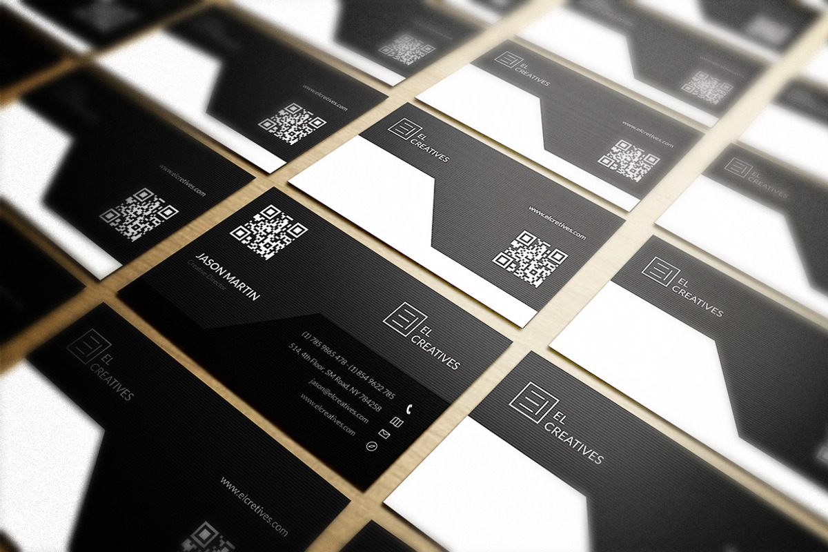 Corporate Dark Business Card, a Business Card Template by bouncy (Photo 2 of 4)