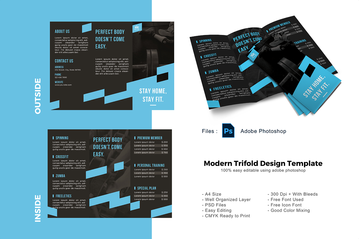 SALE | 36 BUNDLE TRIFOLD BROCHURE, a Brochure Template by rivatxfz (Photo 26 of 37)