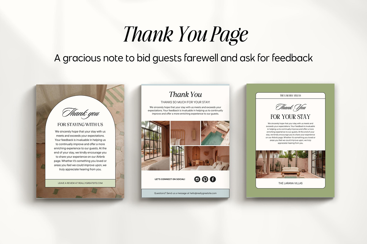 Airbnb Welcome Book Canva Templates, a Magazine Template by Fallon Gerst (Photo 21 of 23)