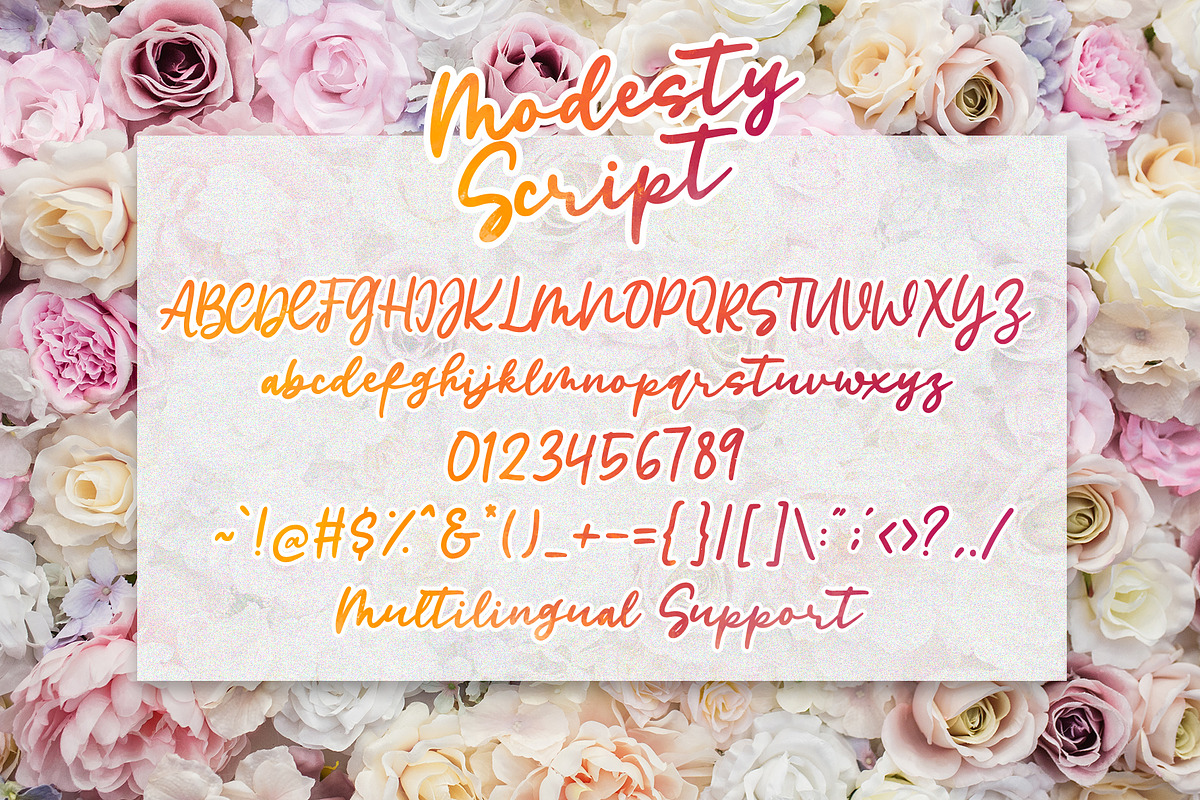 Modesty Script - Handwritten Font preview 5
