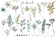 Loose floral & gold glitter, an Illustration by marie dricot (Thumbnail 15 of 21)