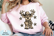 Vintage Reindeer Christmas PNG, a Seasonal Illustration by Daily.Designs (Thumbnail 3 of 5)