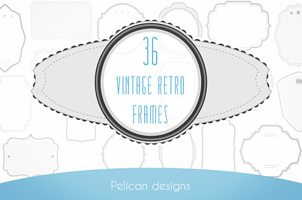 Retro frames pack
