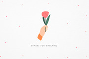 Spring elements, patterns, lettering, a Decorative Illustration by hanifa_design (Thumbnail 8 of 8)