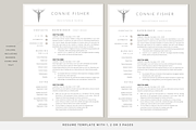 Nurse Resume Template CV, a Resume Template by PAPPERMINT RESUME STUDIO (Thumbnail 2 of 8)
