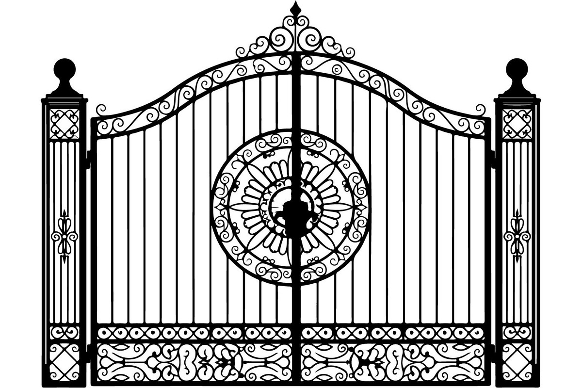 Vintage Iron Gate Bundle, a Decorative Illustration by Designer_Momina (Photo 17 of 21)