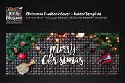 Christmas Facebook Cover + Profile, a Social Media Template by pixart_pm (Thumbnail 2 of 4)