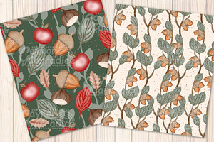 Forrest Cuties Seamless Patterns