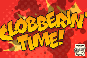 Clobberin' Time, a Font by Comicraft Fonts