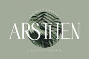 ARSTHEN Ligature Serif Typeface, a Serif Font by Alfinart (Thumbnail 1 of 10)