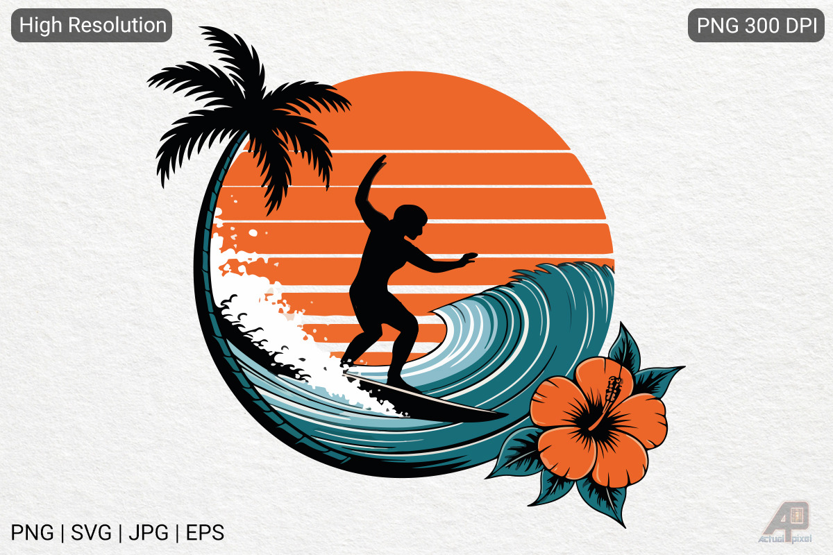 Summer Surfing Sublimation Bundle, a Photo by Actual Pixel (Photo 11 of 13)