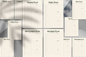 Monthly Planner Template