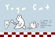 41 Yoga Cat Illustrations Bundle, an Animal Illustration by The Journey Atelier (Thumbnail 1 of 5)
