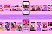Halloween Instagram Templates, a Social Media Template by SunshineStudioBoutique (Thumbnail 7 of 8)